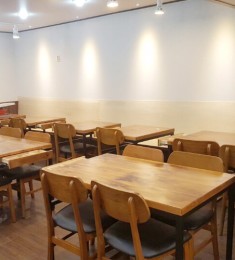 식당,레스토랑 테이블&의자 세트 #3(네추럴,브라운,월넛)